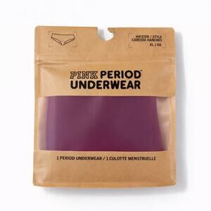 NWT VS Pink Brand Period Underwear, Hipster, XL